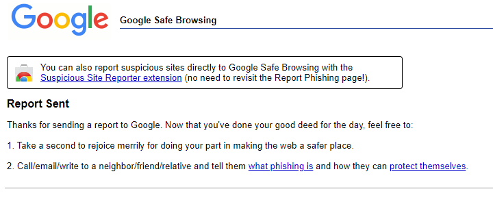report-phishing-page